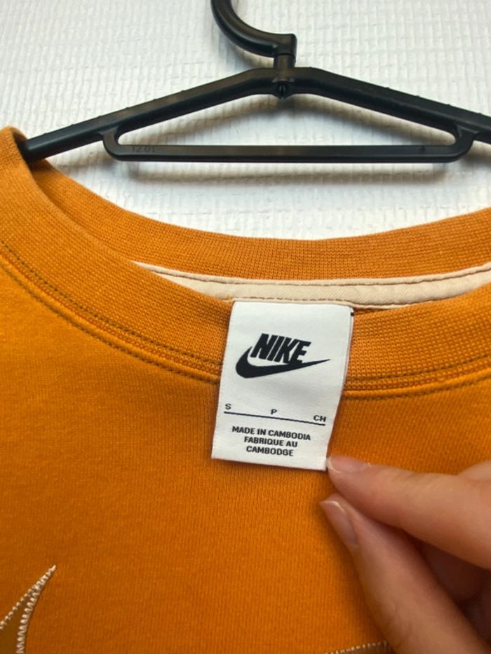 Crew neck nike femme sport fitness Orange S (400) - photo numéro 3