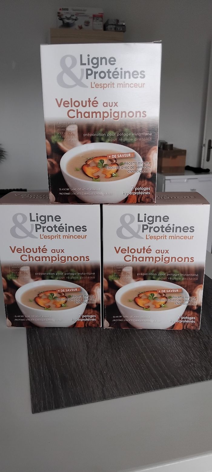 Lot velouté champignons ljgne & protéines