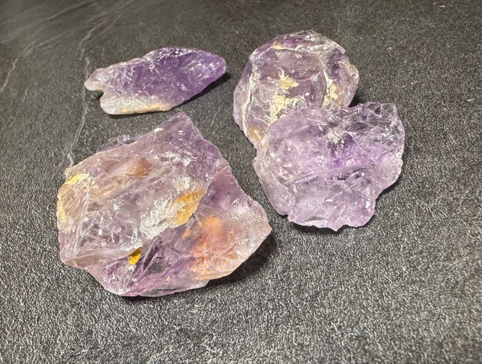 Lot de 5 Améthystes brutes – 200 g - photo numéro 4
