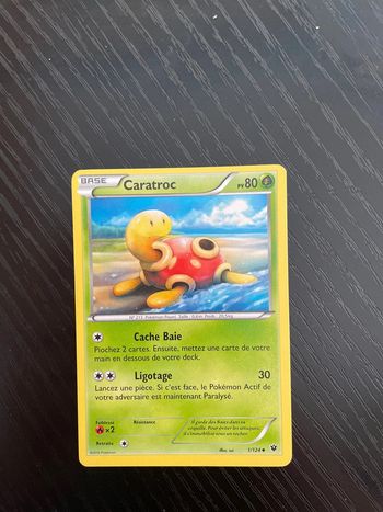Carte Pokémon Caratroc 1/124