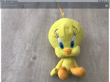 Grande peluche titi