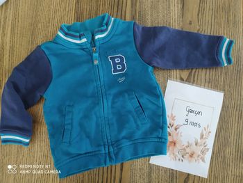 Gilet sweat orchestra 9 mois