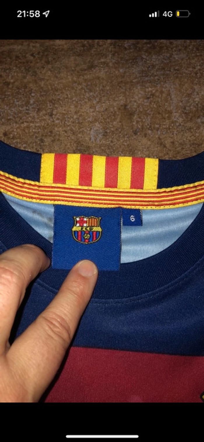 Teeshirt Messi FCB - photo numéro 3