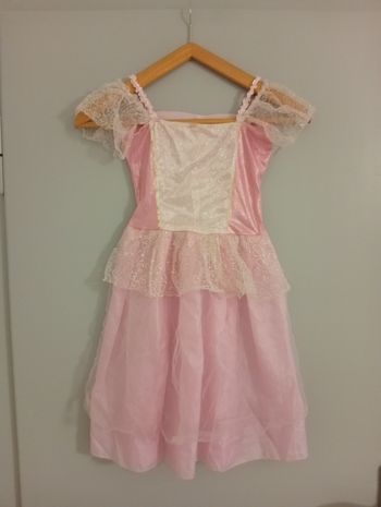 Robe rose de princesse 5/7ans