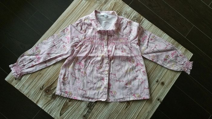 Chemise fleurie Jacadi 5 ans