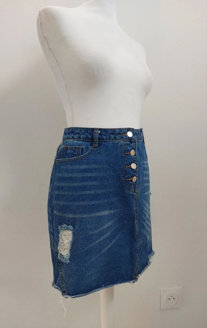 Jupe en jean femme taille XL - photo numéro 3