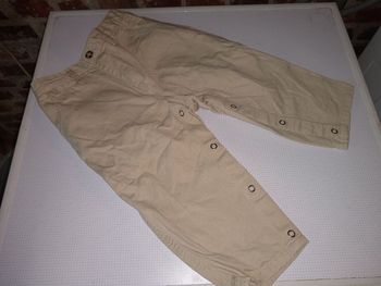 pantalon toile 18-24m beige