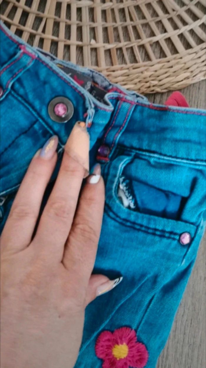 Jean slim orchestra fleuri - photo numéro 3