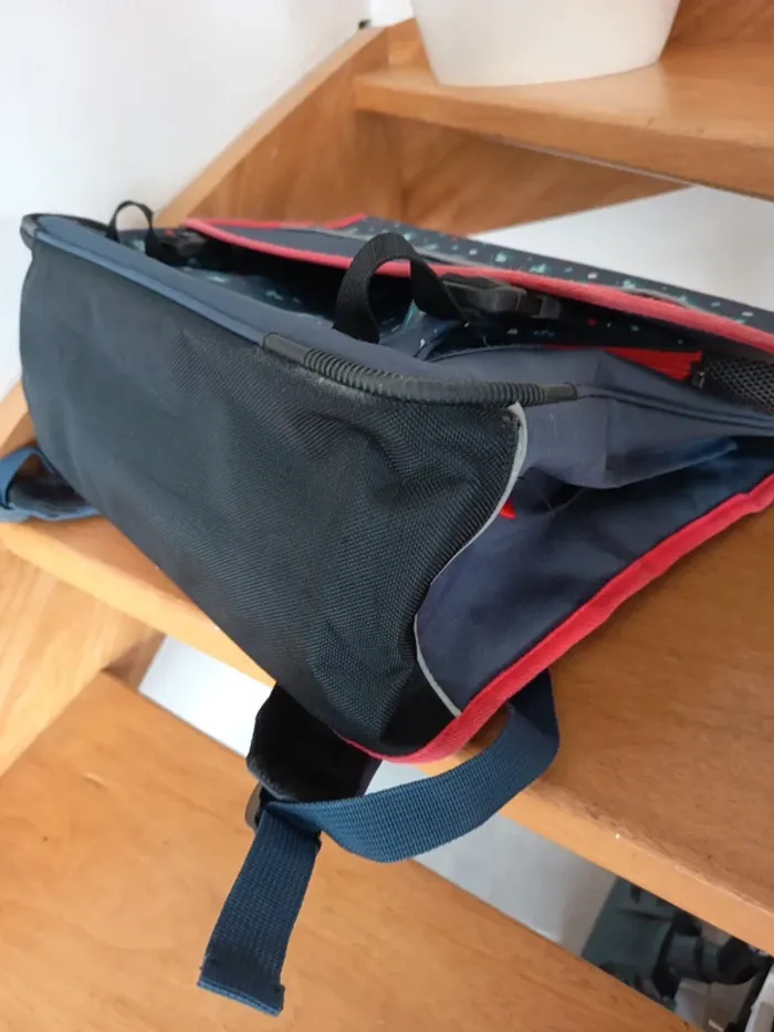 Cartable fille caméléon , 3 compartiments , fleurie - photo numéro 7