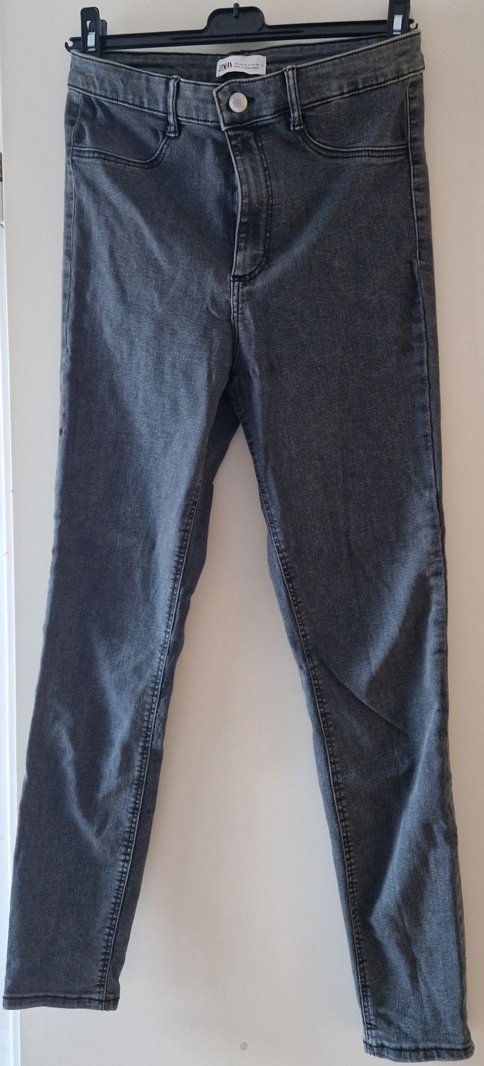 Pantalon  jeans femme ZARA