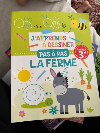 Livre d’exercice, j’apprends à dessiner pas à pas