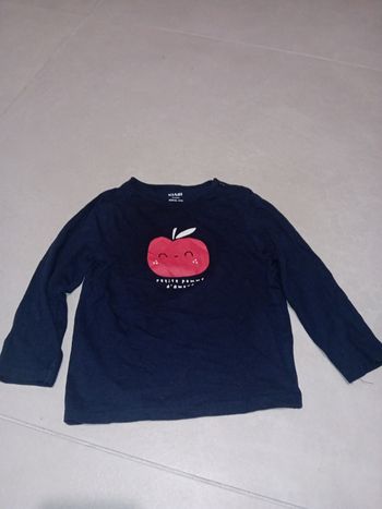 Manches longues 23 mois Bleu