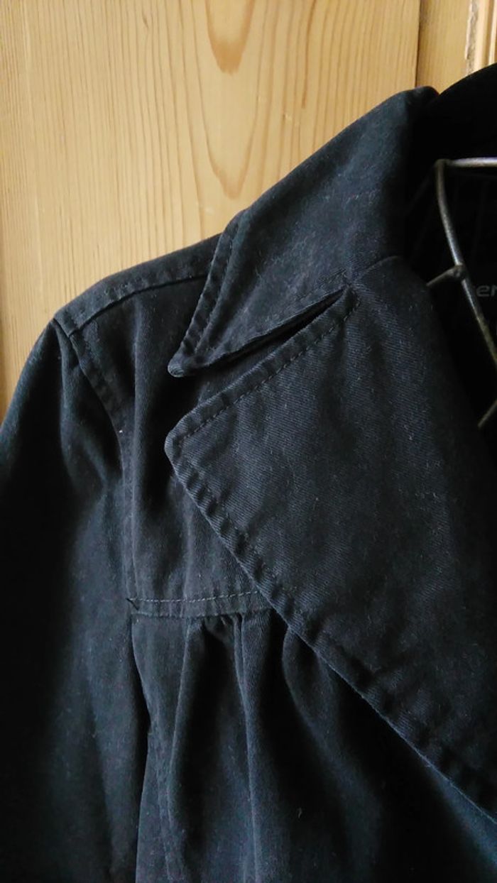 Veste jean noir manche 3/4 Jennyfer - photo numéro 5