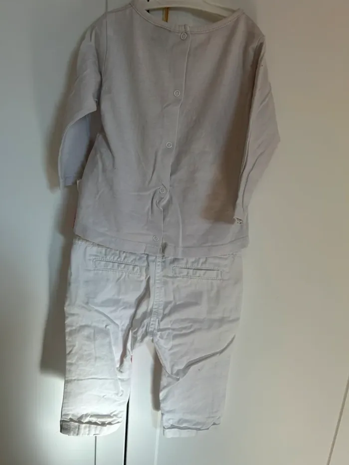 Ensemble pantalon + tee shirt manche longue - photo numéro 2