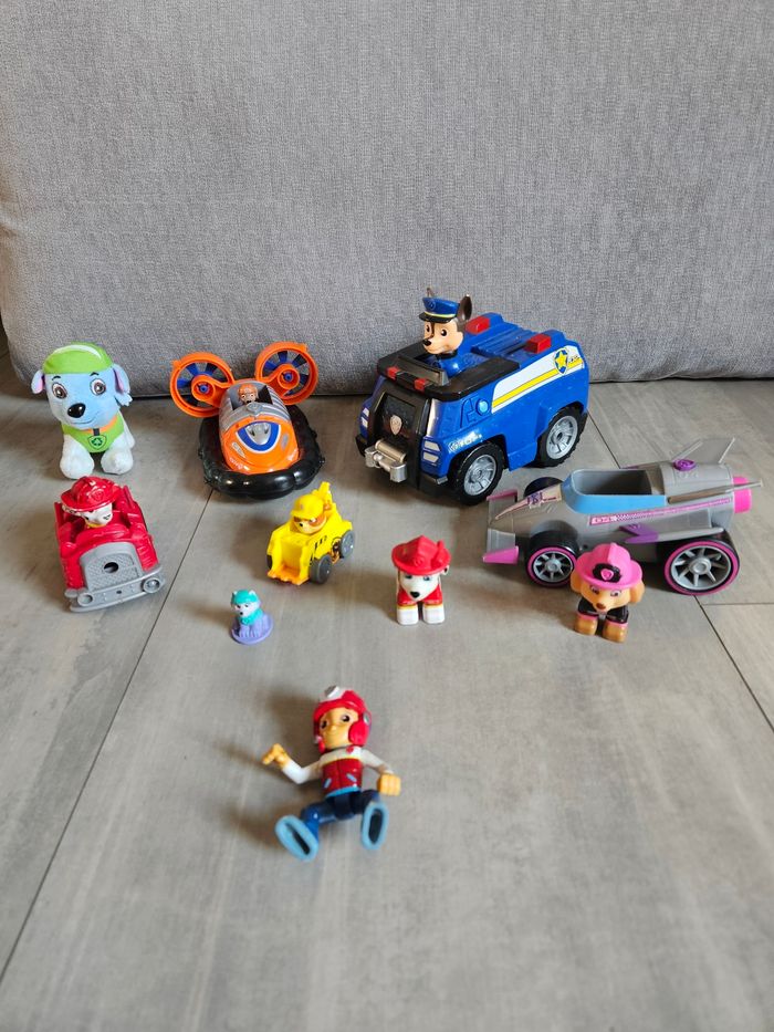Lot pat patrouille Paw patrol Figurines
