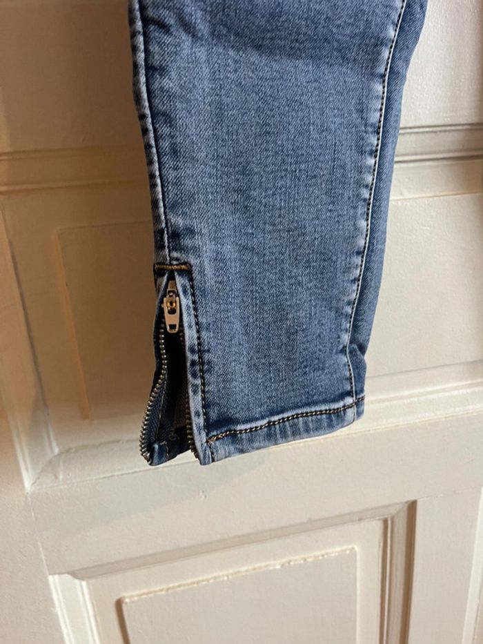 Jeans la halle taille 42 fermeture eclair chevilles - photo numéro 2