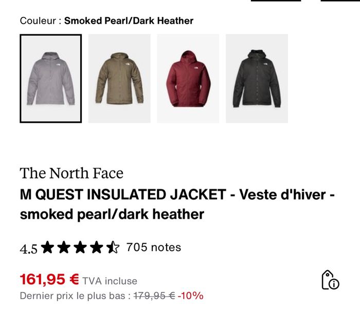 Veste the North face état neuf taille XXL - photo numéro 4
