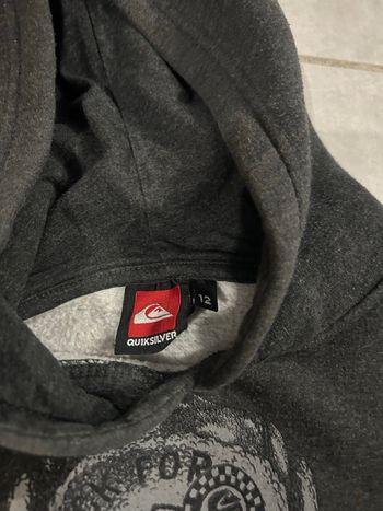 Sweat-shirt capuche Quiksilver 12 ans