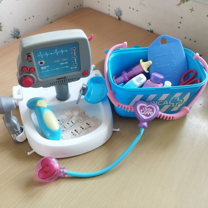 Valise de docteur et plateau sonores et ses accessoires - photo numéro 4