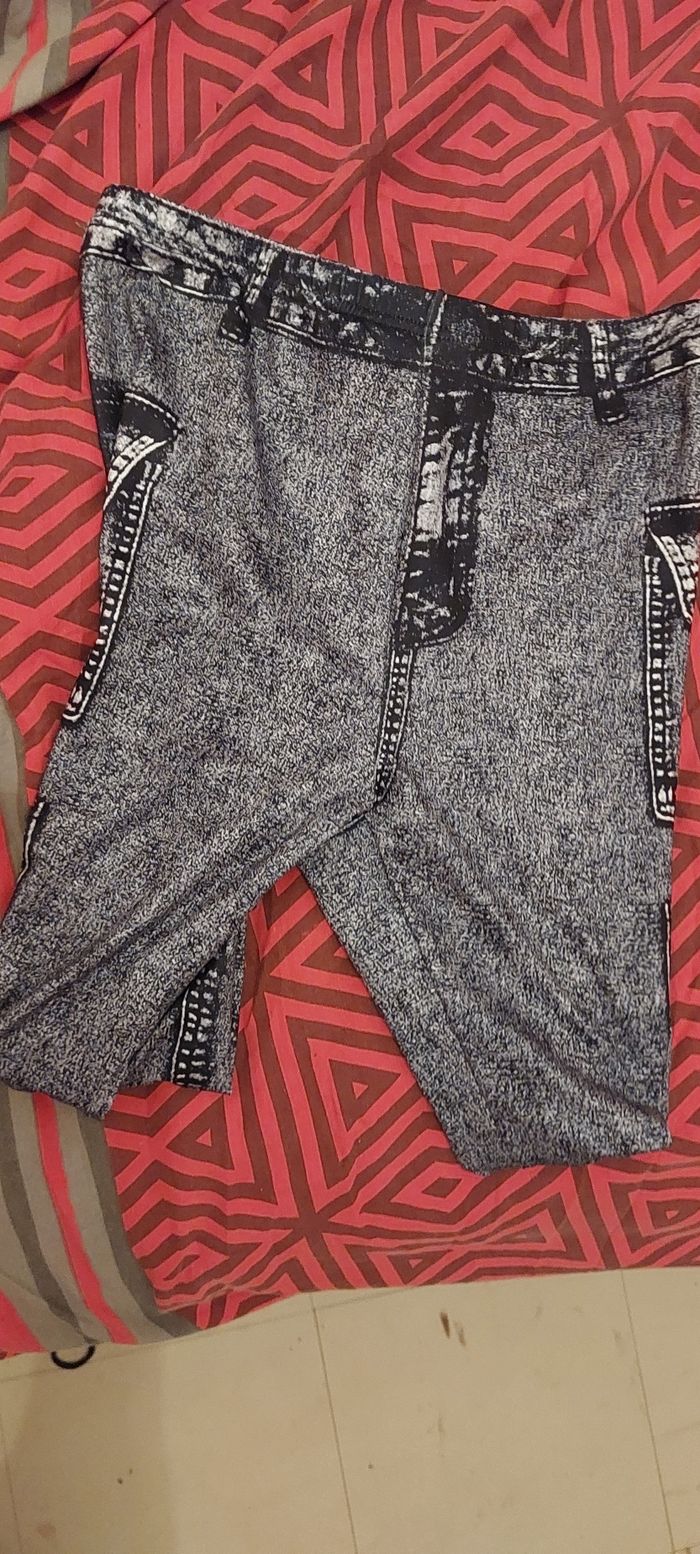 Legging femme imitation jean 9 - photo numéro 8
