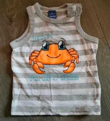 Débardeur bébé garçon 2/4 mois NEUF