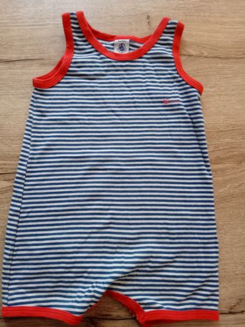 Combishort Petit Bateau 36 mois