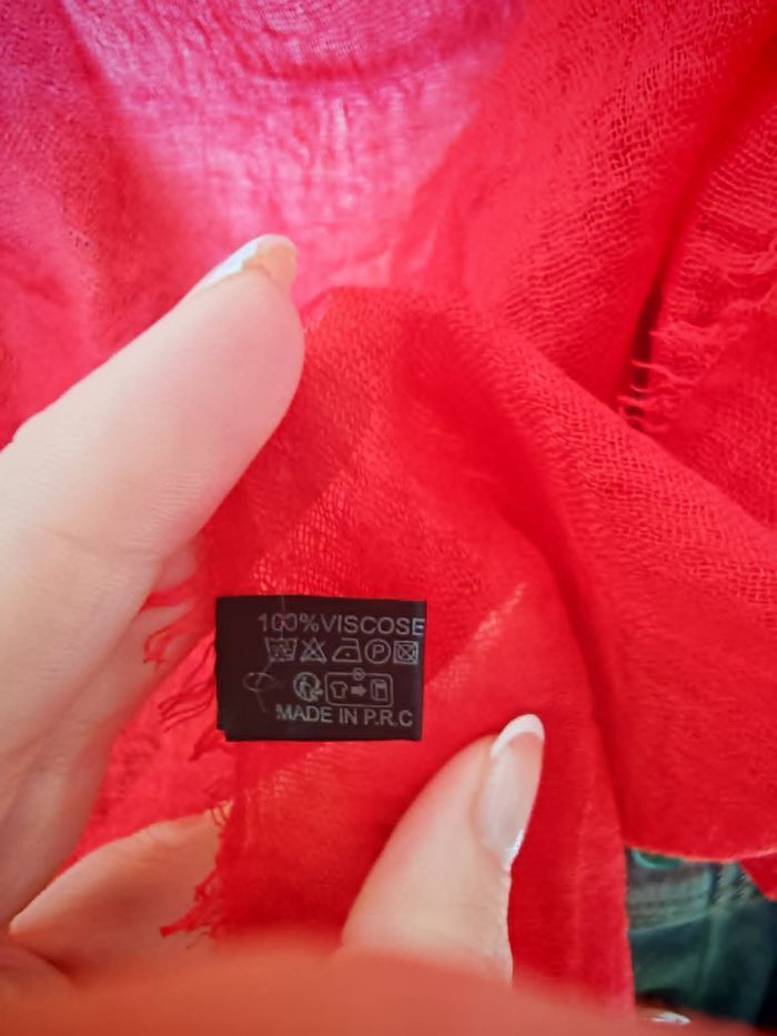 Écharpe - Rouge - photo numéro 2