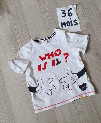 Maillot t-shirt Mickey 36mois 3ans