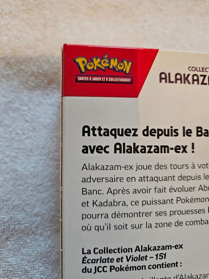 Coffret alakazam ex - photo numéro 4