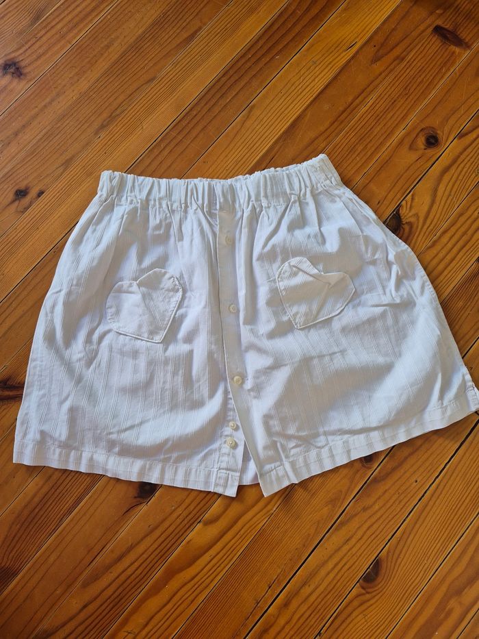 Jupe blanche 10-12 ans - photo numéro 1