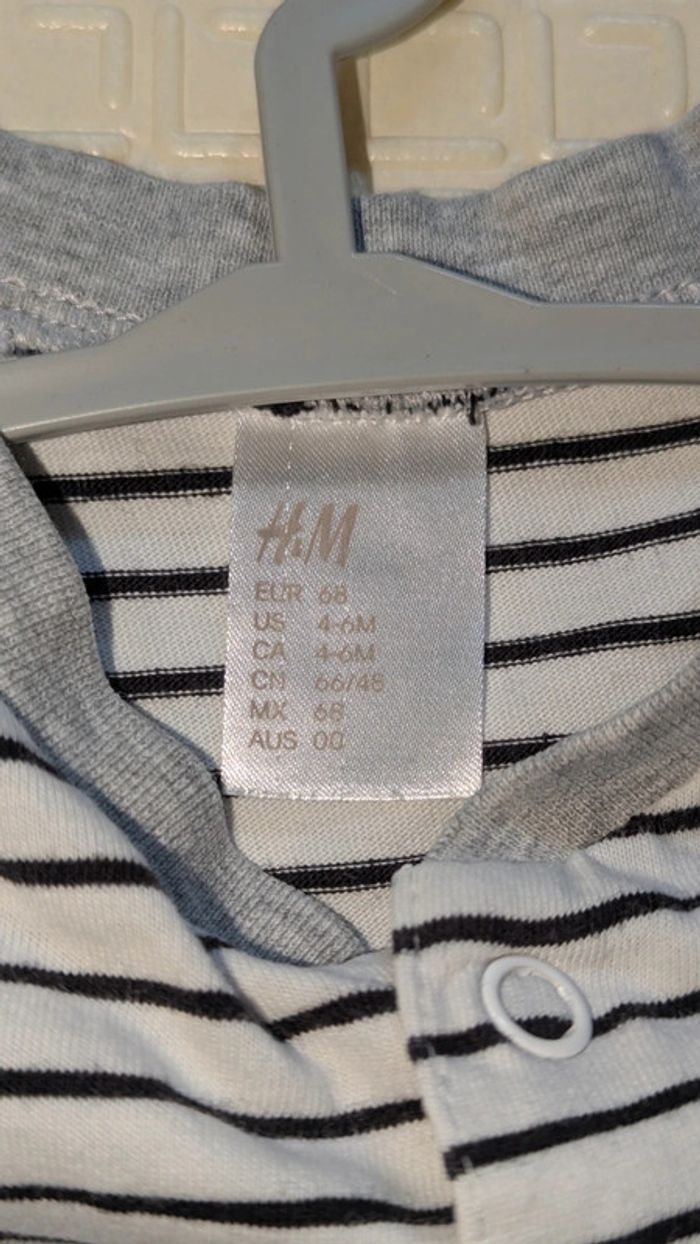 Pyjama été 4-6mois H&M - photo numéro 3