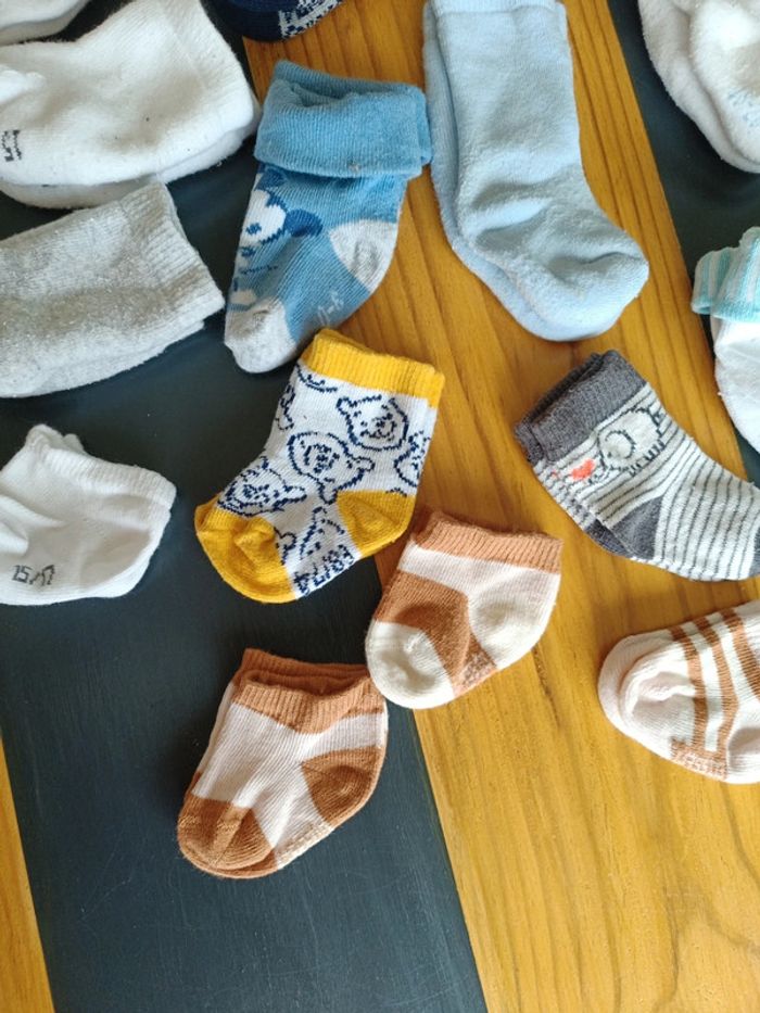 Lot 18 paires de chaussettes naissance à 1 an - photo numéro 5