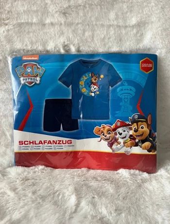 Pyjama, Tshirt et short Pat patrouille, paw patrol 7/8 ans