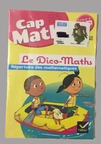 📘 Livret scolaire CP – Cap Maths – Dico Maths – Édition 2016 – Neuf