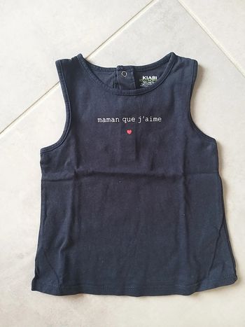 Débardeur en 18 mois