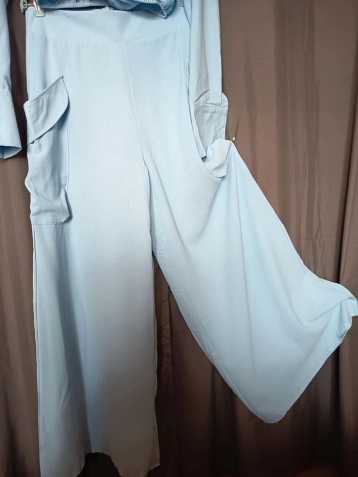 Ensemble crop top et pantalon très large. Marque X&Z. - photo numéro 2