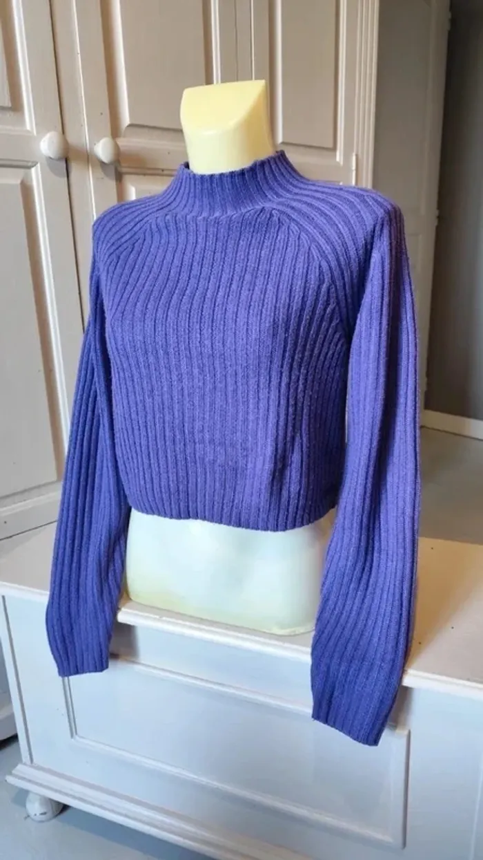 Pull court violet T34 - H&M Divided