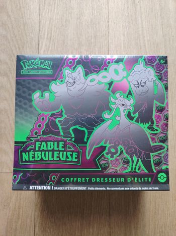 Coffret dresseur d'elite fable nébuleuse pokémon neuf et scellé