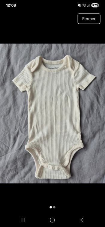 Body blanc cassé Orchestra 9 mois