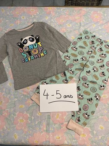 Pyjama panda 4-5 ans