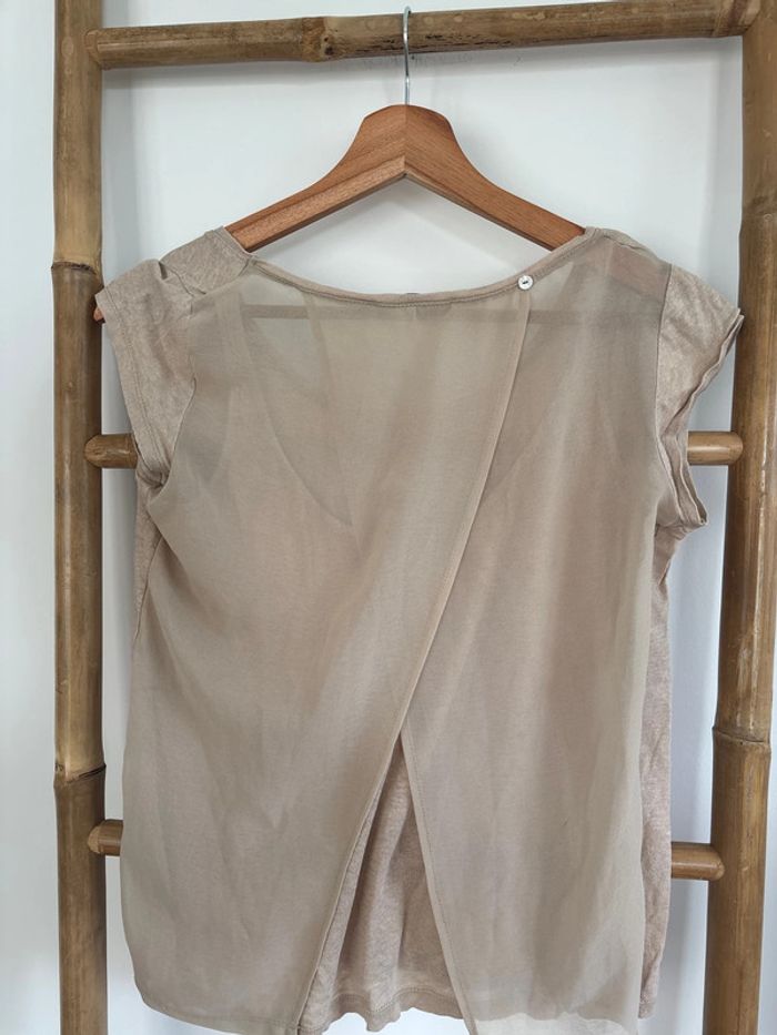 T shirt etam beige atypique - photo numéro 3