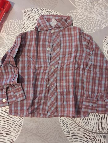 Chemise manches longues garçon 18 mois