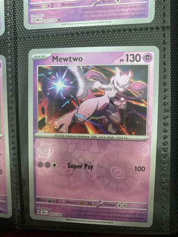 Carte Pokémon reverse neuf