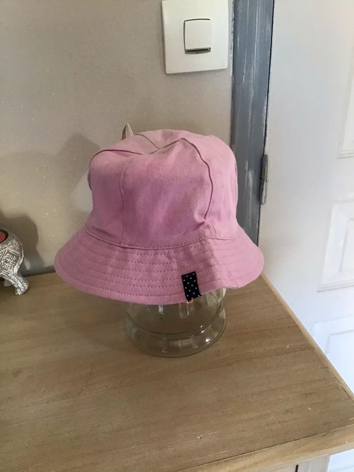 Chapeau bob fille couleur lilas taille 48 marque Herlaine - photo numéro 2