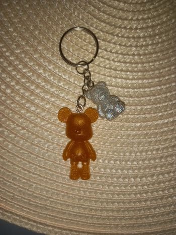 Porte clé ourson résine epoxy