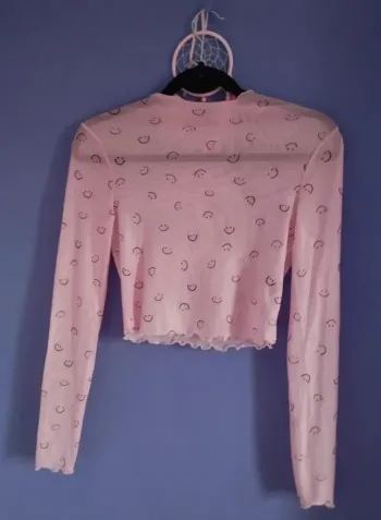 petit haut transparent court