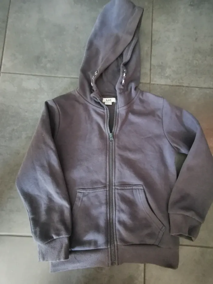 Veste sweat capuche