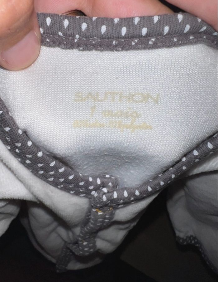 Pyjama bébé Jusqu'à 1 mois / 50 cm - photo numéro 3