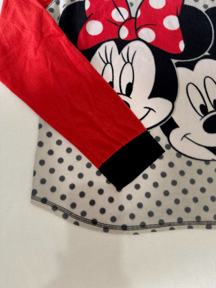 Haut de pyjama blanc et rouge Disney Mickey et Minnie pour fille taille XL enfant - photo numéro 2
