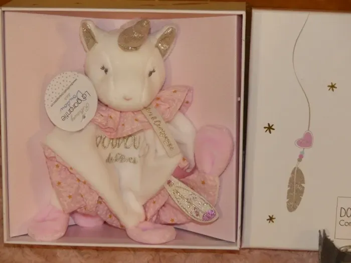 Doudou plat licorne abracadabra Doudou et compagnie 🦄Neuf - photo numéro 2